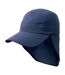 Casquette légionnaire enfant bleu marine Result Headwear-2
