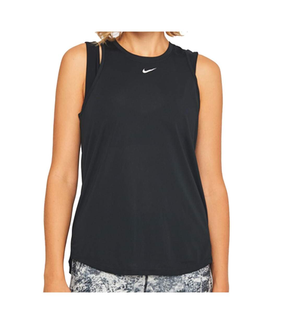 Débardeur de Sport Noir Femme Nike OneTank - L