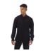 Mens Silk Cotton Blend Button-down Shirt Black Tom Ford-2