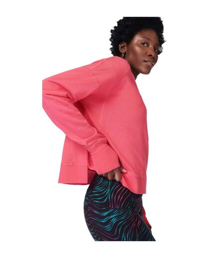 Sweat Court Manches Longues After Class Femme Rose Sweaty Betty