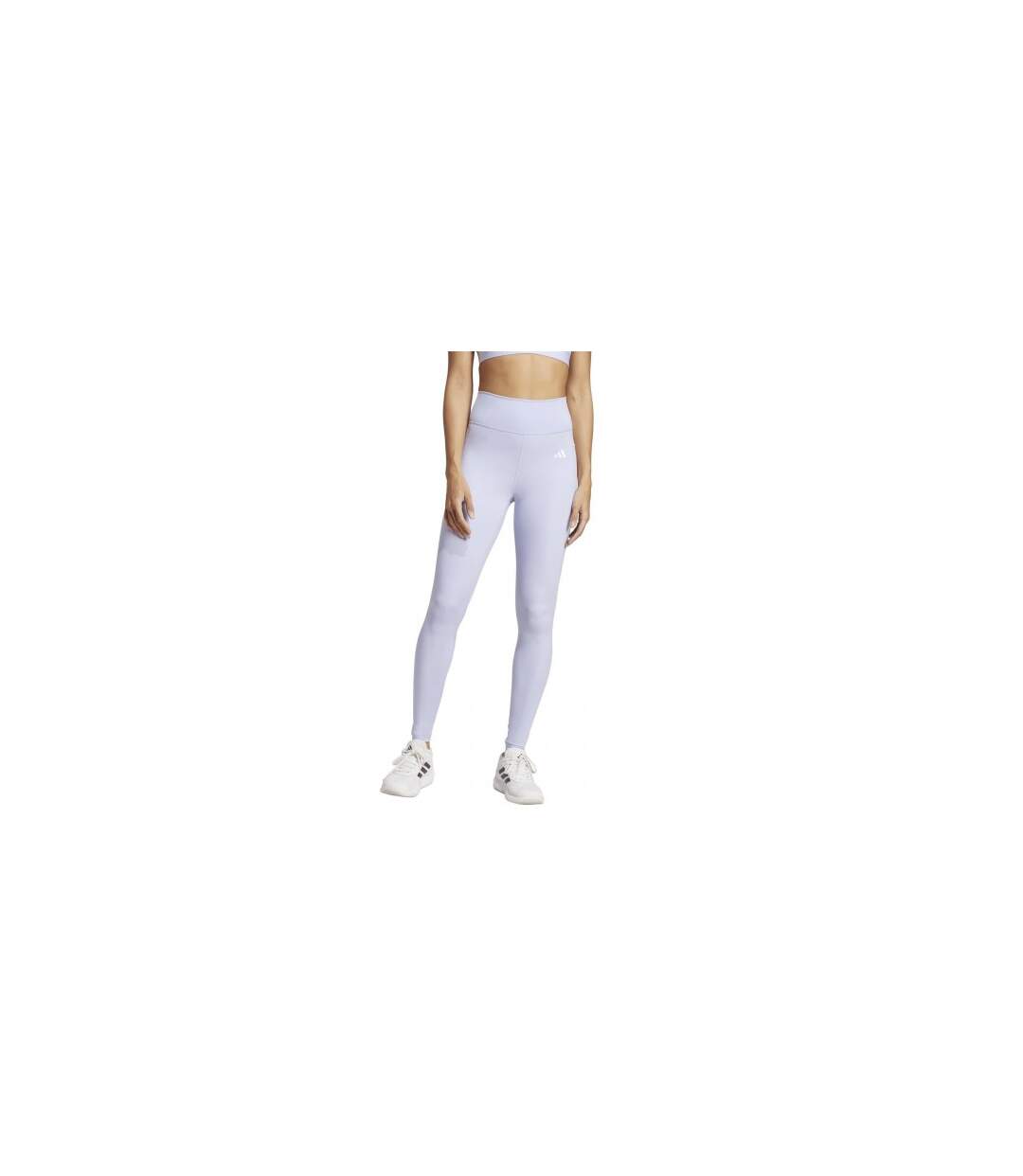 Legging Optime Femme Rose Violet Blanc Adidas-1