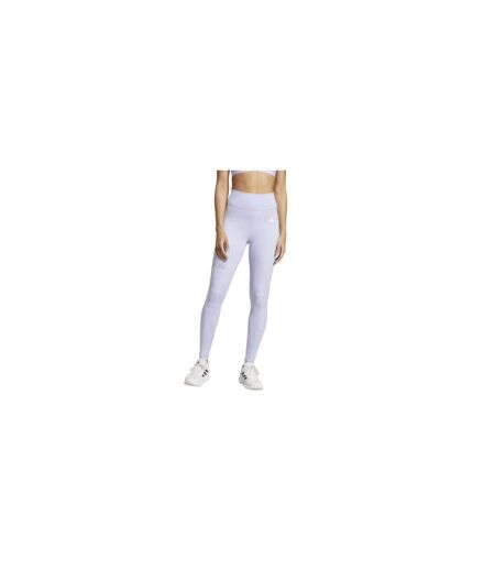 Legging Optime Femme Rose Violet Blanc Adidas