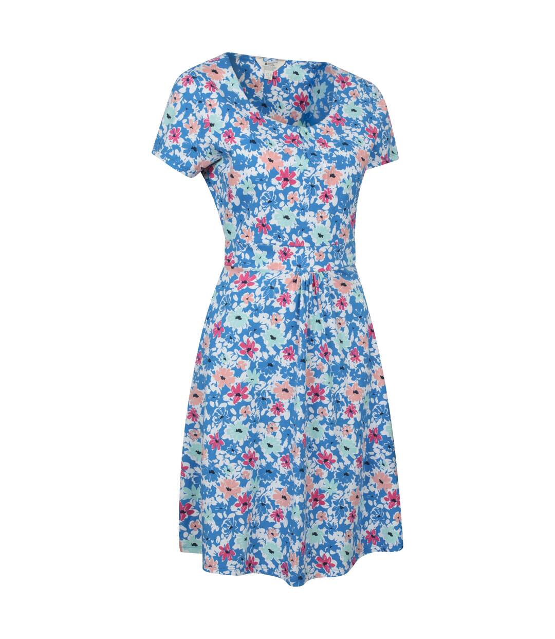 Womens/ladies orchid floral uv dress bright blue Mountain Warehouse-3