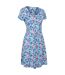 Womens/ladies orchid floral uv dress bright blue Mountain Warehouse-3