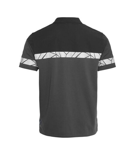 Mens Progression Pique Polo Shirt Grey Black Projob