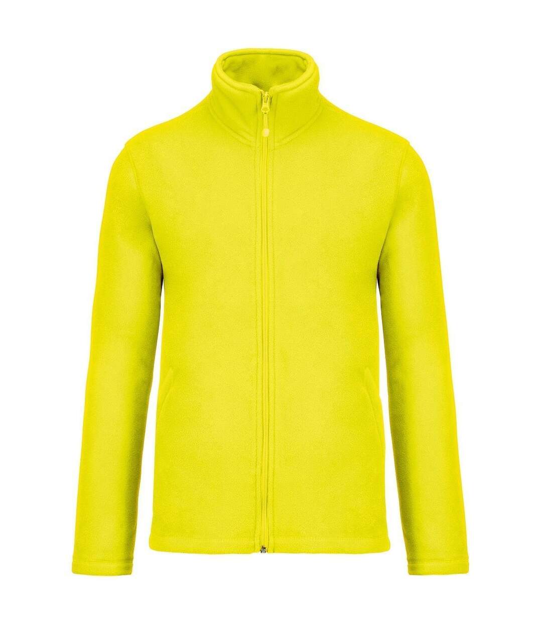 Veste micropolaire zippée - Homme - K911 - jaune fluo