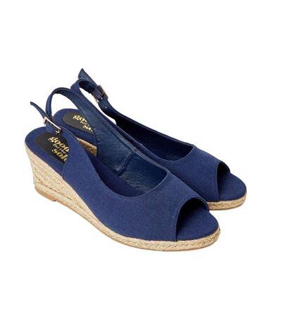 Espadrilles reese femme bleu marine Good For The Sole