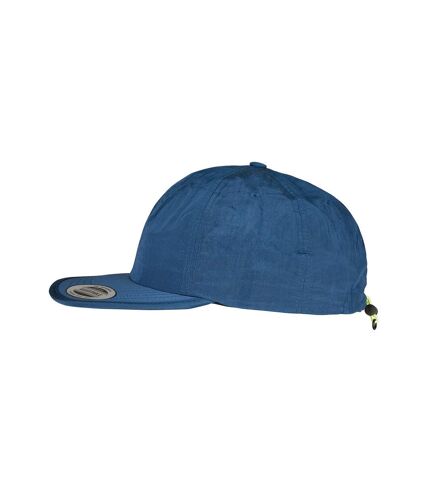 Unisex adult nylon adjustable cap blue Flexfit