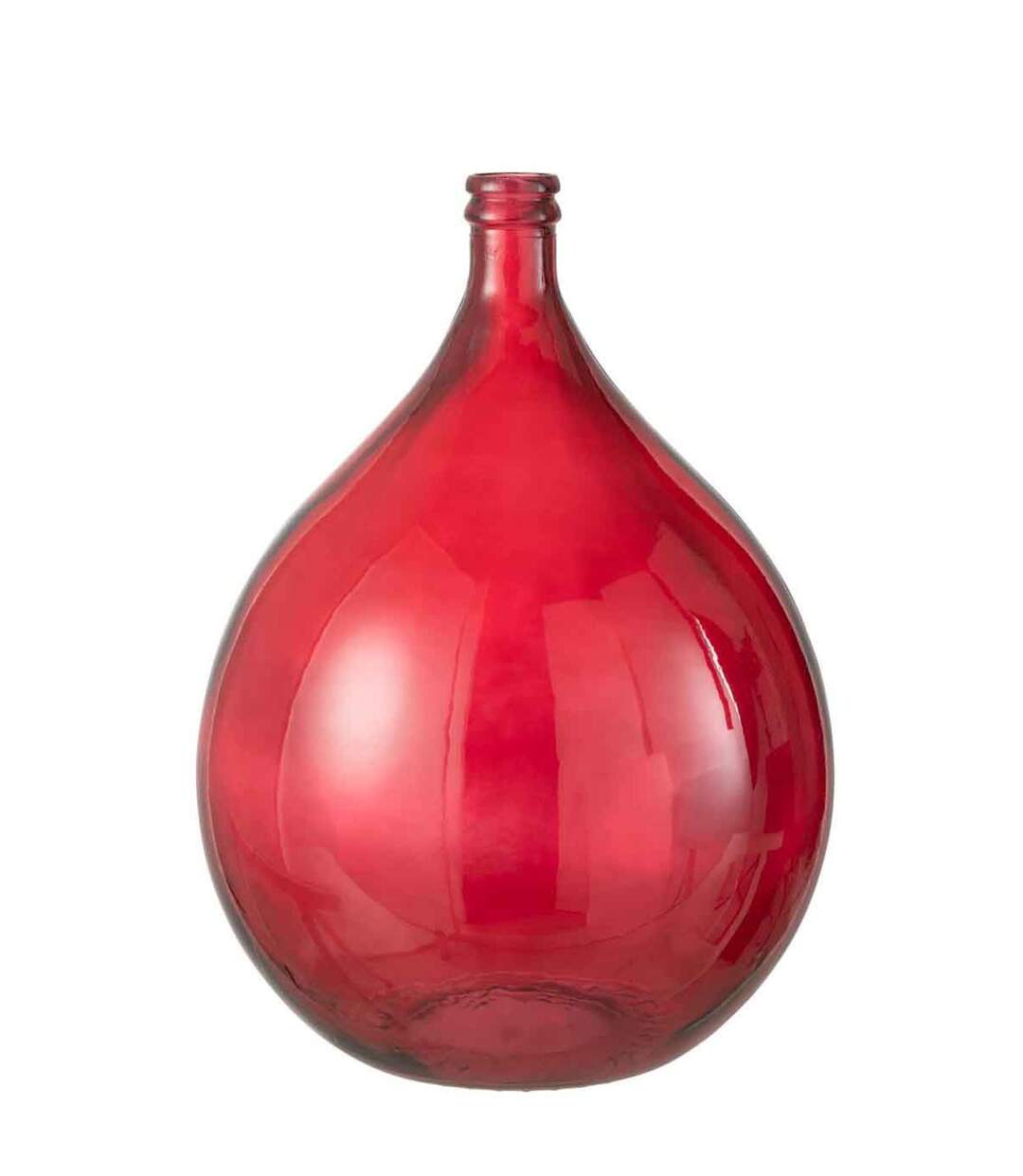 Vase Design en Verre Penisola 56cm Rouge-1