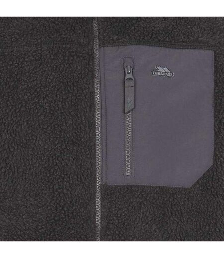 Mens Buck Fleece Jacket Dark Grey Trespass