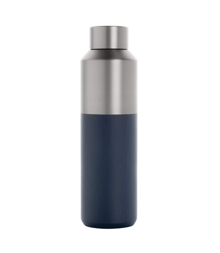 Fluid recycled stainless steel 600ml water bottle one size navy XD Collection