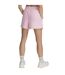 Womens/ladies Fleece Shorts Pink Under Armour-3
