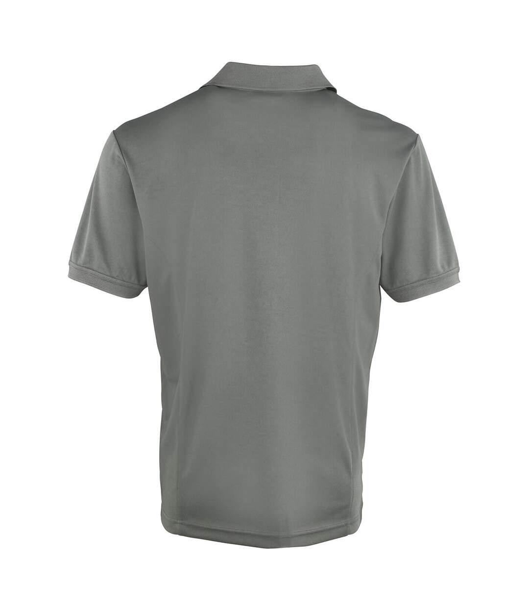 Polo coolchecker homme gris foncé Premier