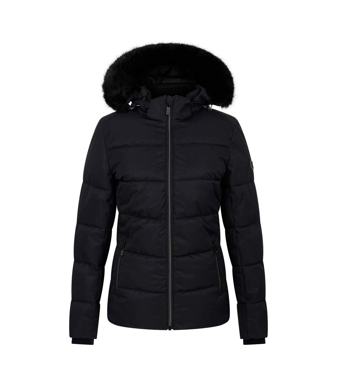 Womens/ladies glamorize v ski jacket black Dare 2B-1