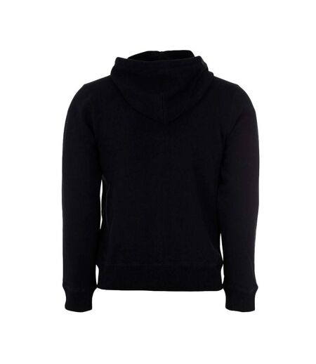 Sweat zippé Noir Homme Schott Badge - M