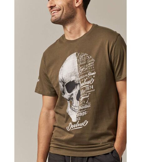 tshirt col rond imprimé graphique sur le devant VEGAS