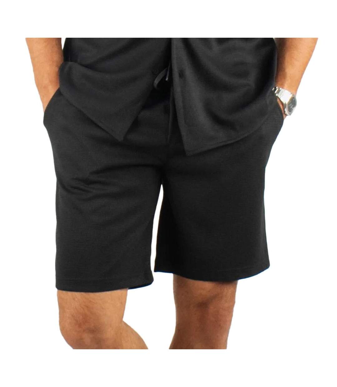 Short noir homme paname brothers poly - l-1