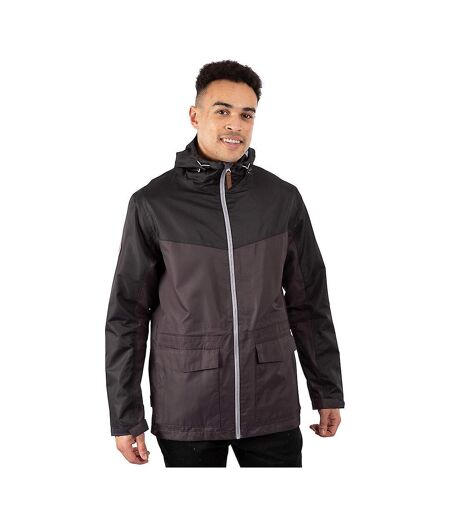 Trespass Mens Major Waterproof Jacket (Dark Grey) - UTTP5702