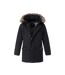 Parka Motif/style Bord Duveteux Homme Noir Minoti-4