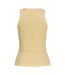 Womens/ladies Frida Ribbed Tank Top Sunlight JJXX-3
