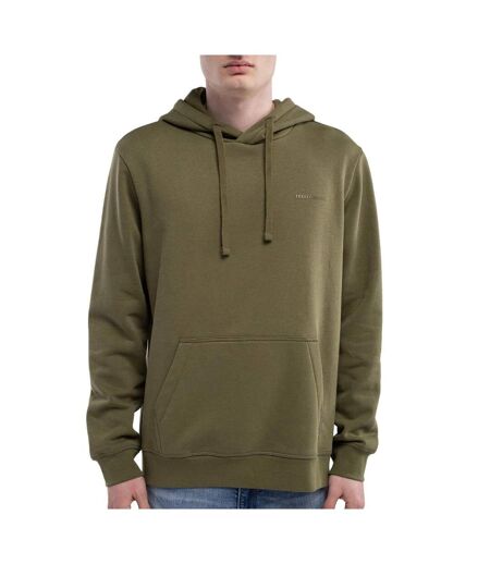 Sweat à capuche kaki homme teddy smith nark