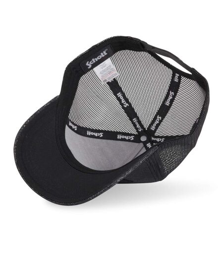 Casquette trucker avec filet et paillettes Schott Glitter Vondutch