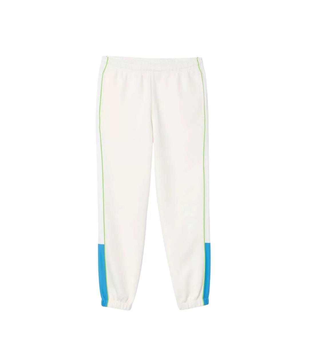 Pantalon De Jogging Homme Blanc Bleu Lacoste-2