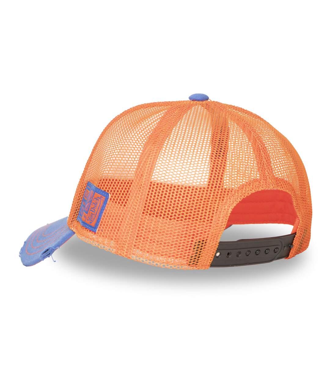 Casquette trucker avec filet effet usé avec print Crew Racing Vondutch-5