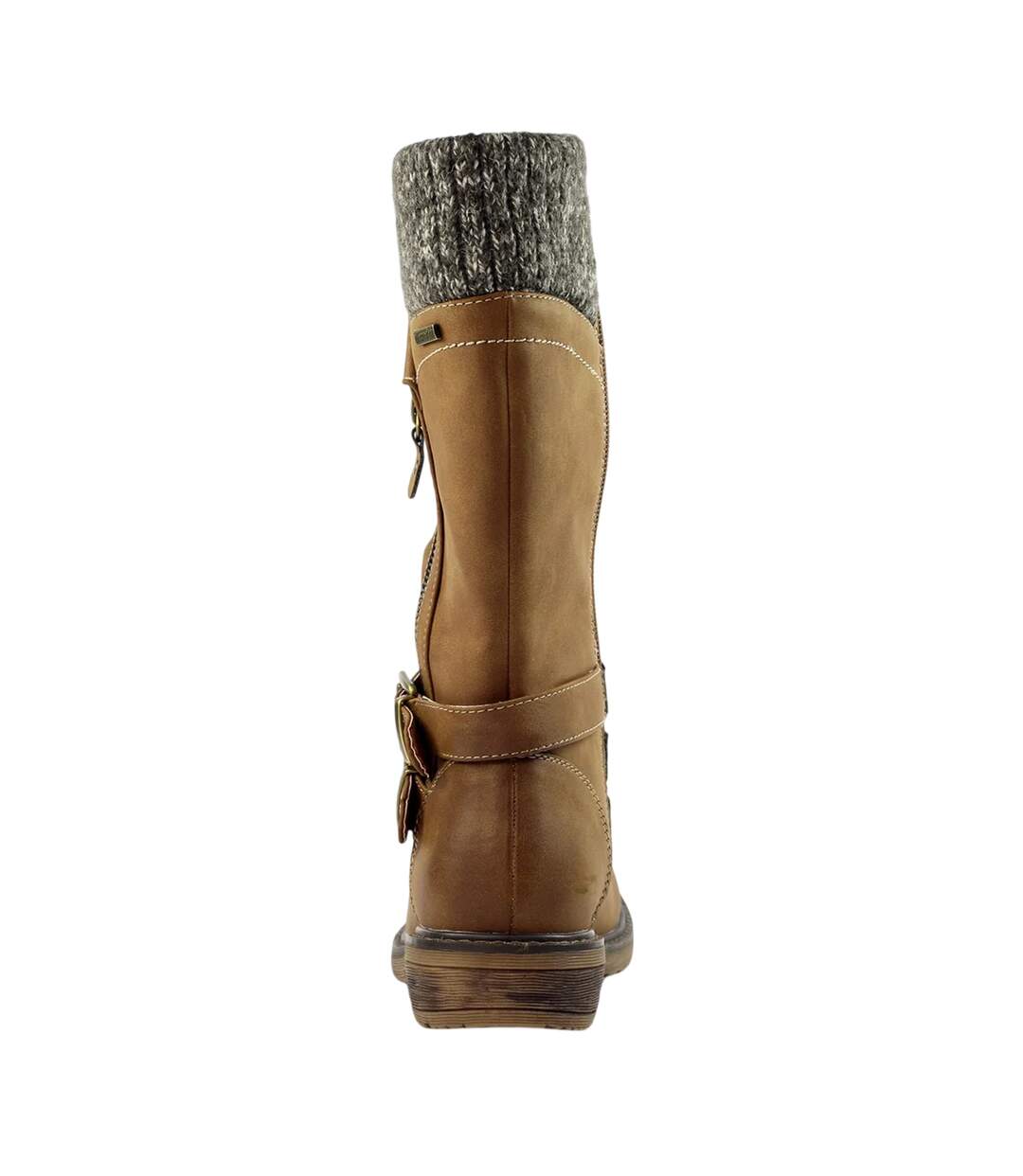 Bottes Peyton Femme Marron Clair Lunar-2