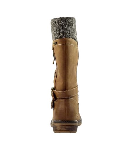 Bottes Peyton Femme Marron Clair Lunar