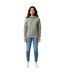 Unisex adult torres recycled cotton undyed hoodie heather green Iqoniq-4
