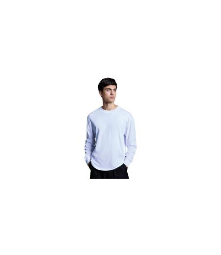 Mens Headline Heavyweight Long-sleeved T-shirt White Anthem