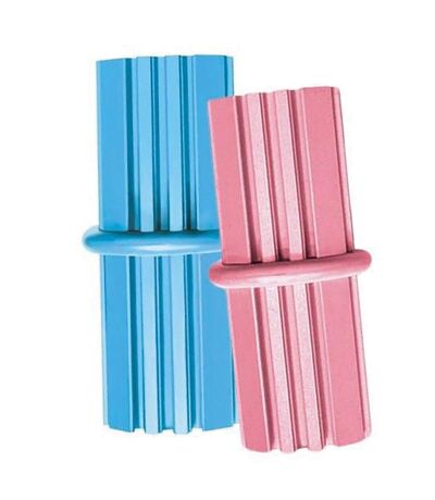KONG Puppy Teething Stick Toy (Pack of 24) (Pink/Blue) (S) - UTTL4258