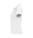 Womens/ladies Monzha Short-sleeved Sports Polo Shirt White Roly-3