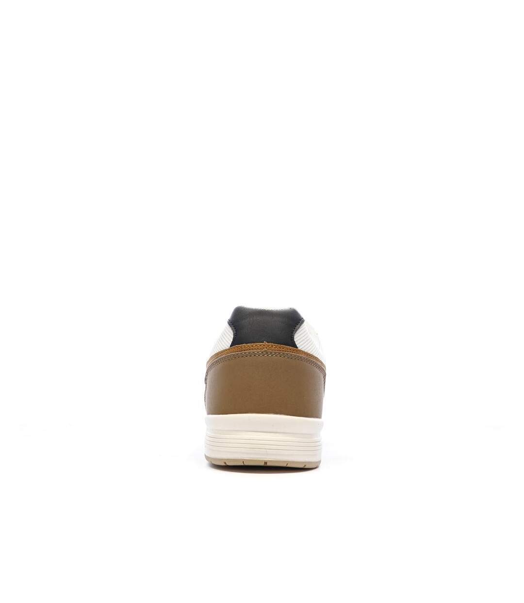 Baskets blanc/marron homme umbro slade-3