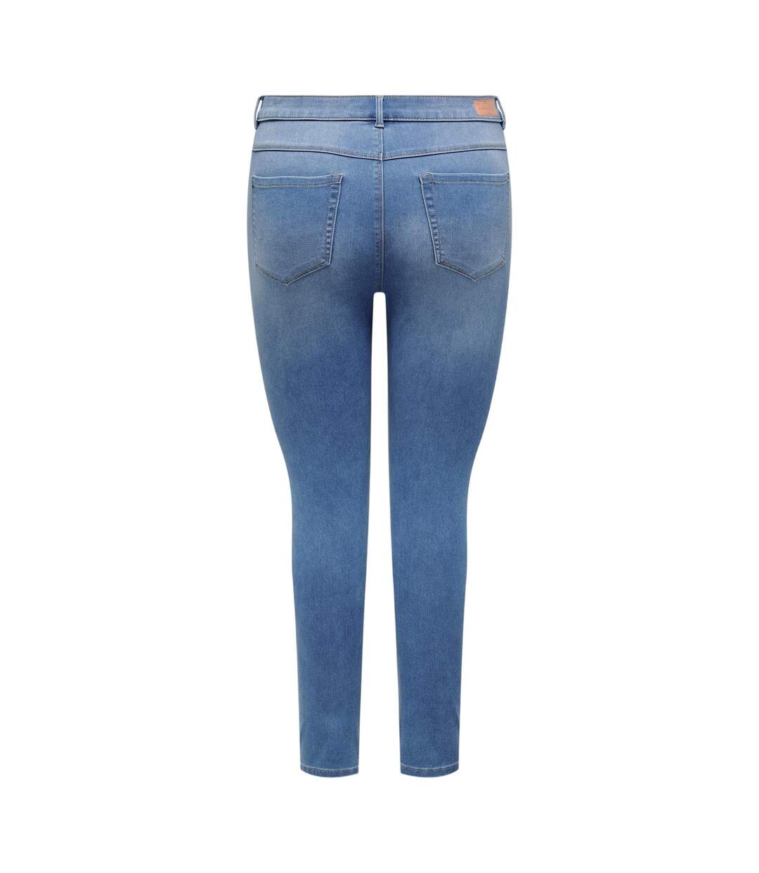 Jean Femme Bleu Denim Clair Only-3