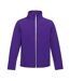 Regatta Standout Mens Ablaze Printable Soft Shell Jacket (Vibrant Purple/Black) - UTPC3322