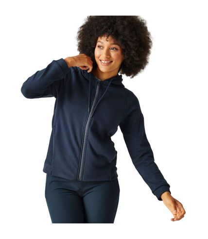 Womens/ladies flamino full zip fleece jacket navy Regatta