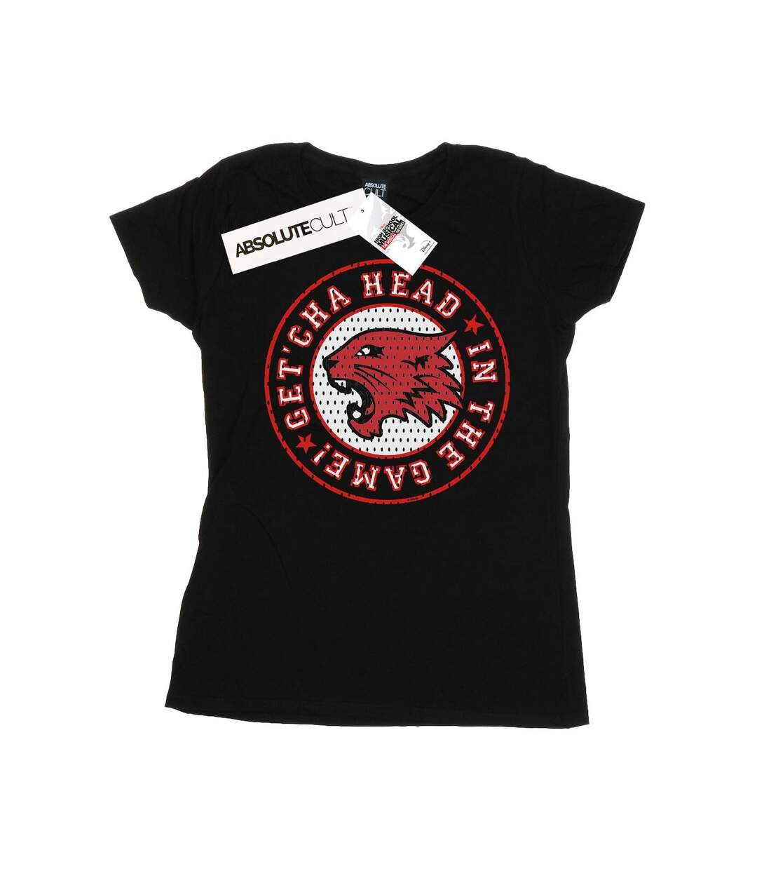 Disney - T-shirt HIGH SCHOOL MUSICAL THE MUSICAL HEAD IN THE GAME - Femme (Noir) - UTBI24372-1