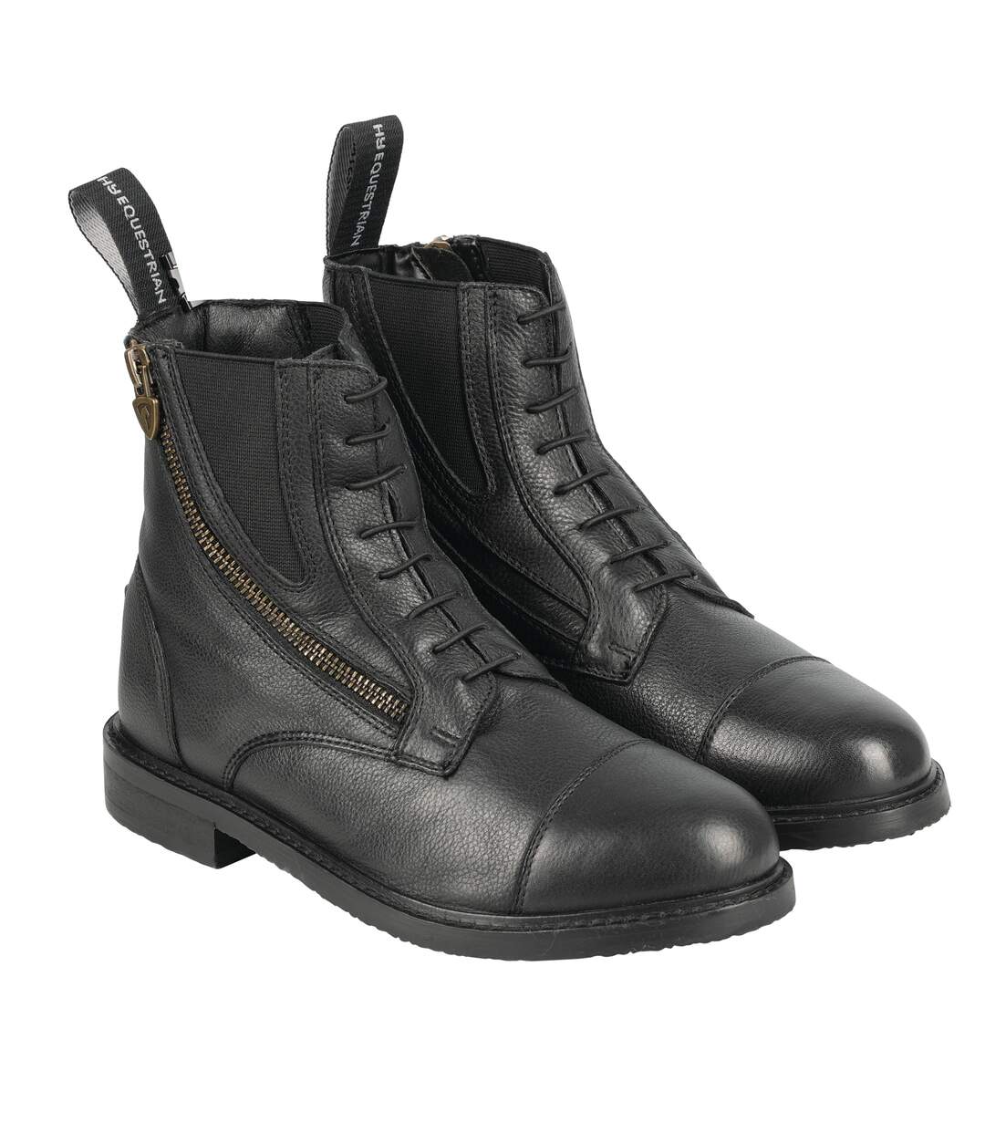 Unisex Adult Propriverno Lato Paddock Boots Black Hy-1