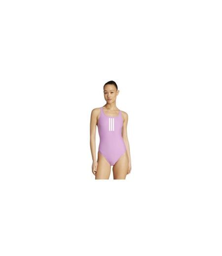 Maillot De Bain 1 Pièce Femme Violet Blanc Adidas