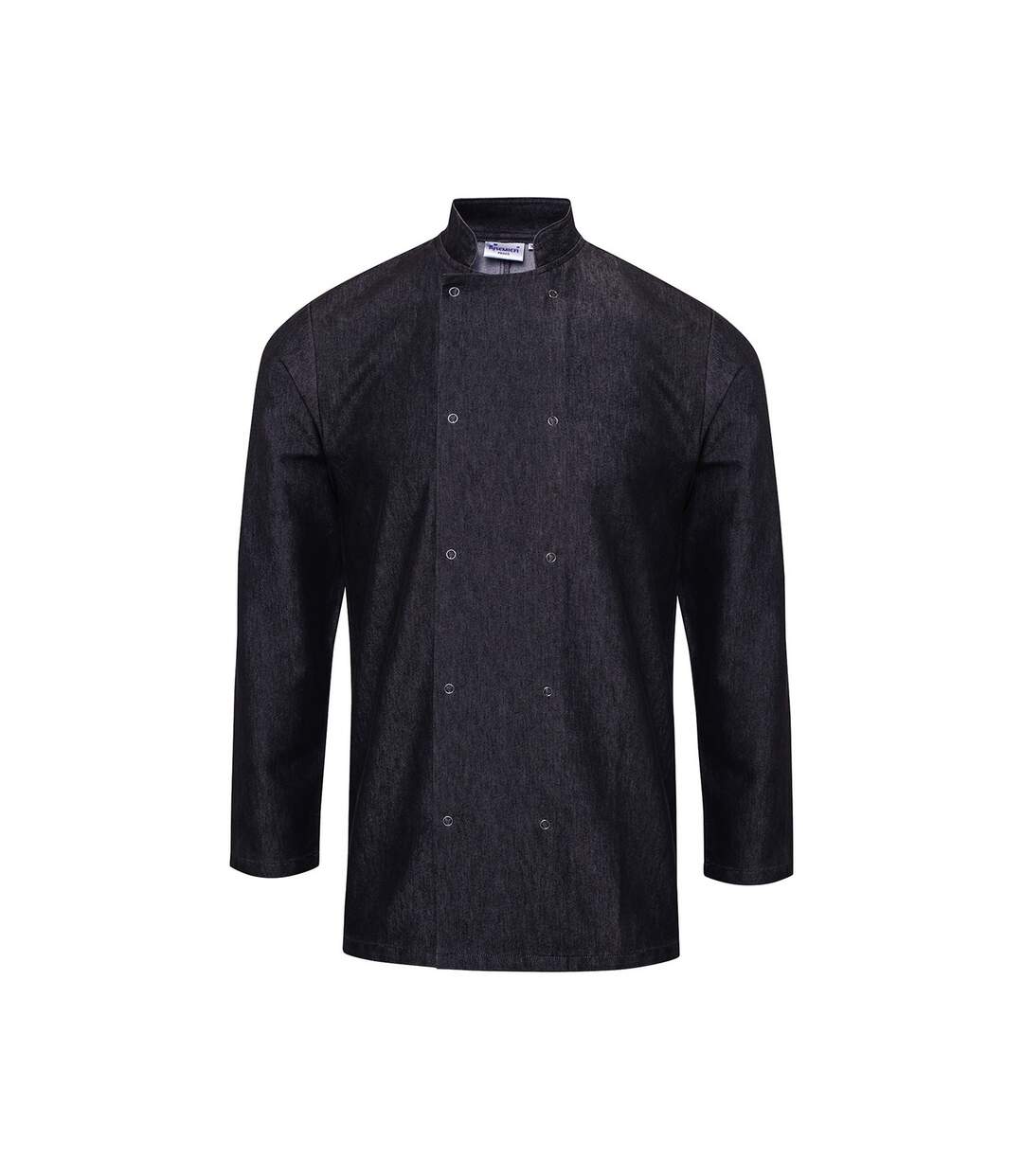 Premier Veste de chef à manches longues unisexe pour adultes (Denim noir) - UTPC6470-1