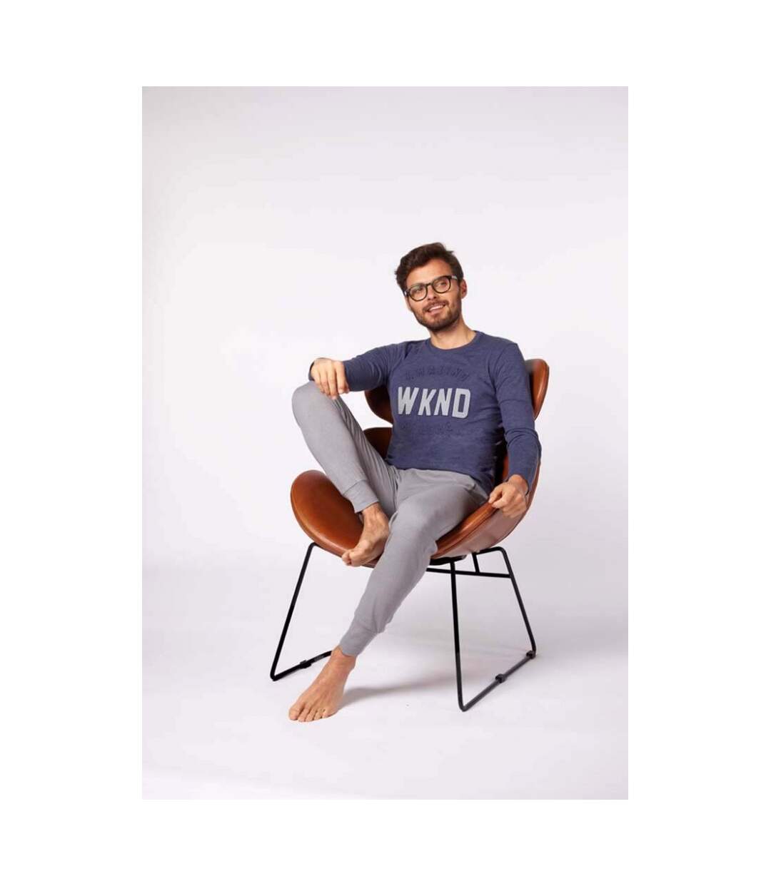 Pyjama COTON ALAN BROWN - Pack de de-4