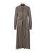 Robe Chemisier Mi-longue Davivio Femme Marron Noir Boss-1