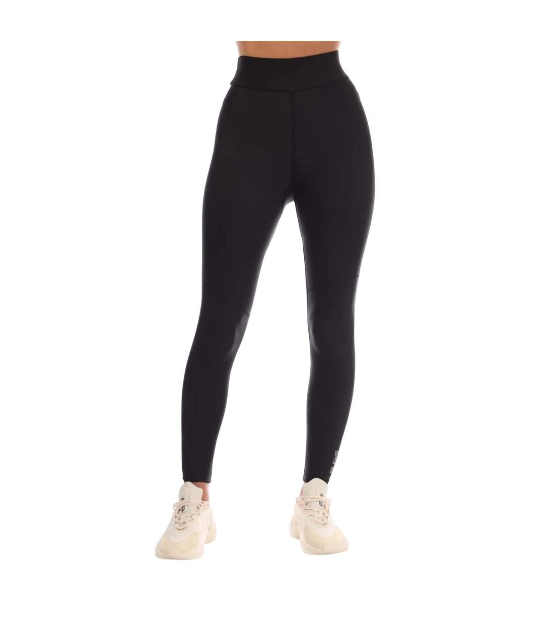 Womens/ladies Series-3 Soft Long Leggings Black Skins-1