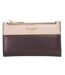 Womens/ladies Kennero Colour Block Wallet One Size Dark Brown Print Dune London-1