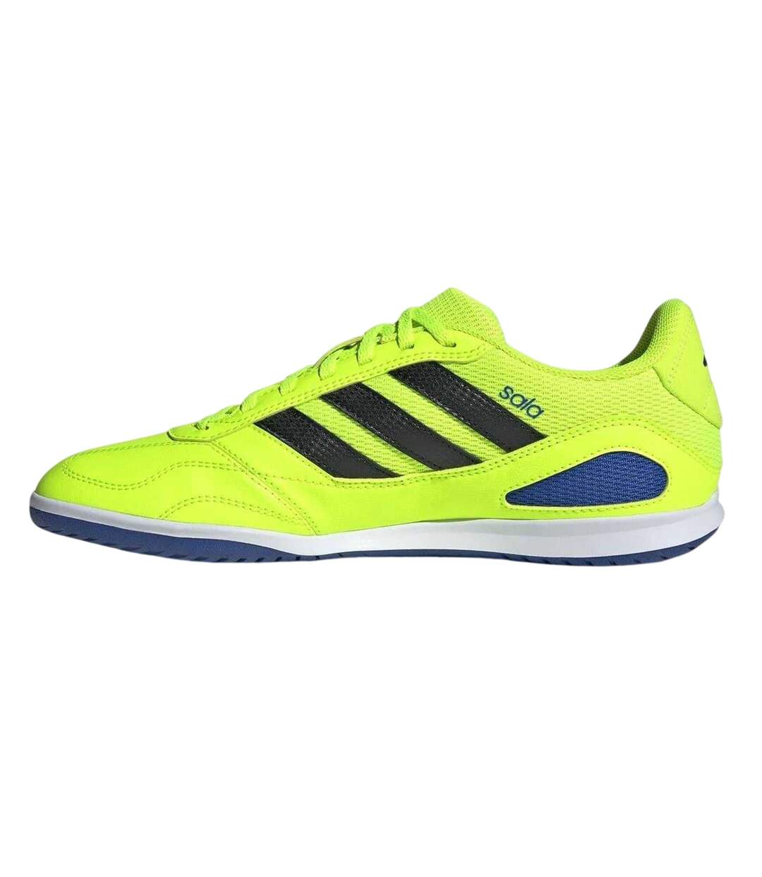 Chaussures De Foot Super Sala Competition Adulte Citron Blanc Adidas-3