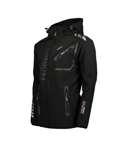 Veste Softshell Noire Noir Homme Geographical Norway Royaute