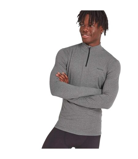 TOG24 Mens Snowdon Thermal Quarter Zip Base Layer Top (Marl gris) - UTTG295