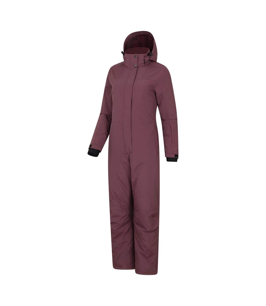 Womens/ladies Cloud Ski Suit Dark Purple Mountain Warehouse-3